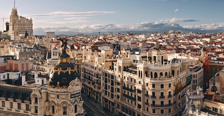 Gran Vía de Madrid. César Reñones (Flickr)