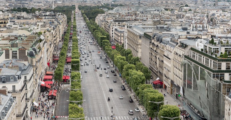 Campos Elíseos de París. Edgardo W. Olivera (Flickr)