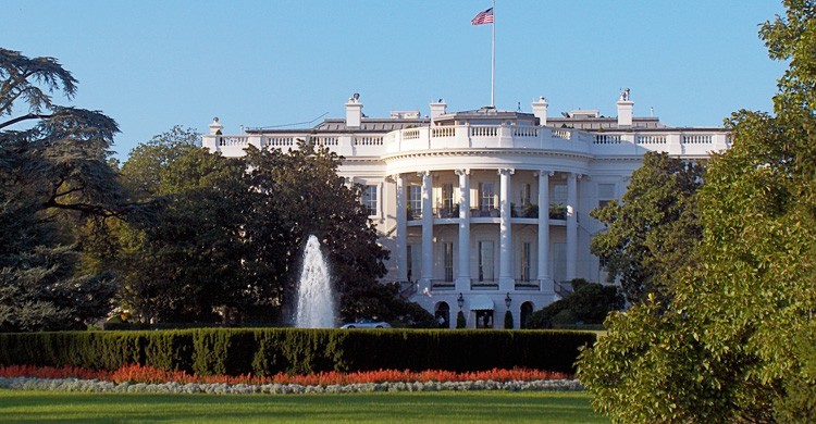 Casa Blanca en Pennsylvania Avenue, Washington DC. John Haslam (Flickr)