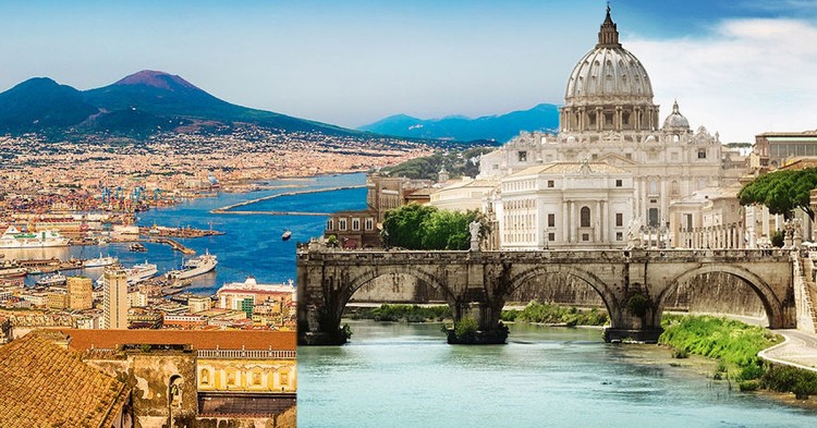 Italia: Circuito por Roma Nápoles y Pompeya desde 460€