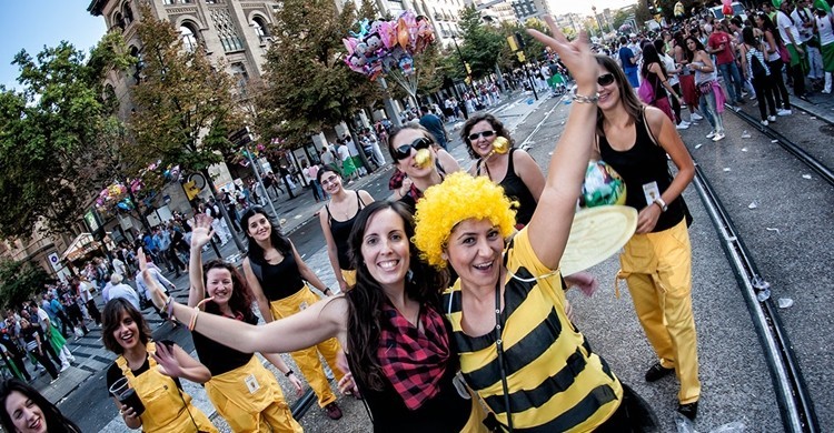 Asistentes al pregón en 2014. Gaudencio Garcinuño (Flickr).