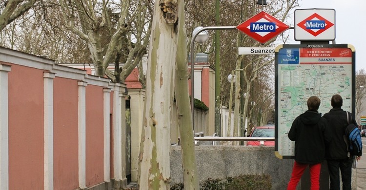 Tramo de la calle en Suanzes, cerca ya de Canillejas. Antonio Tajuelo (flickr).
