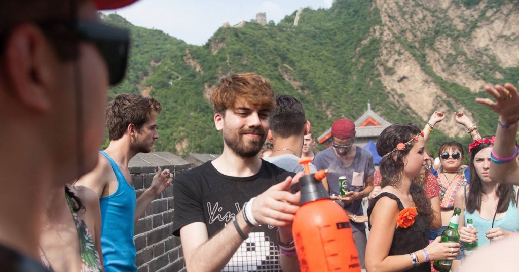 YinYang Music Festival 2015 en la Gran Muralla China. Timothée Engel.
