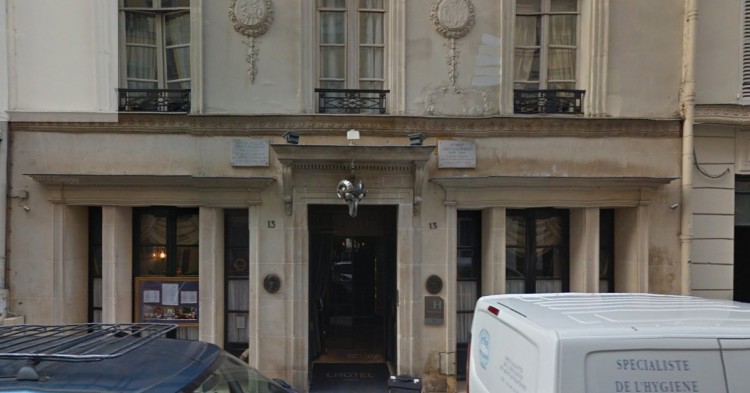  L´Hotel París Oscar Wilde Street View)