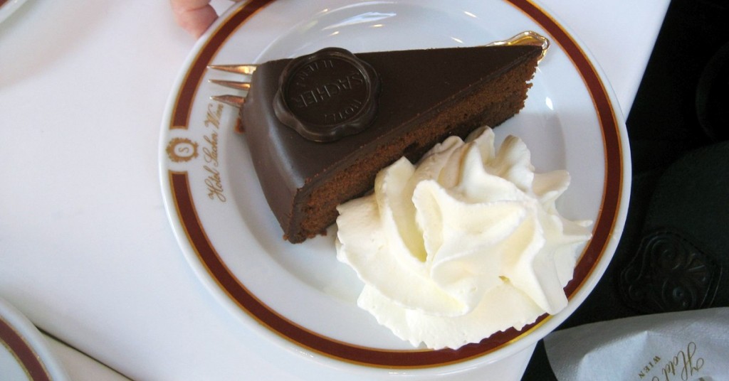 Tarta Sacher en el Hotel Sacher (Andrew Nash-Flickr)