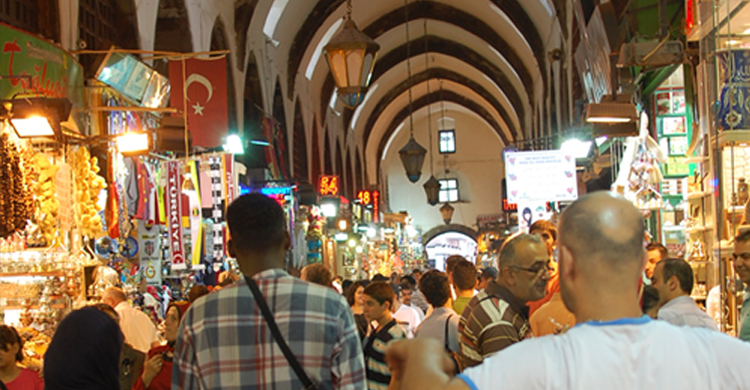 El Gran Bazar Estambul (Emilio Leighton)