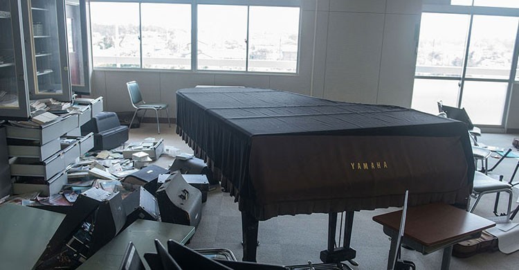 Aulas deterioradas desde la huída de Fukushima (Autor: pooniesinski.pl)