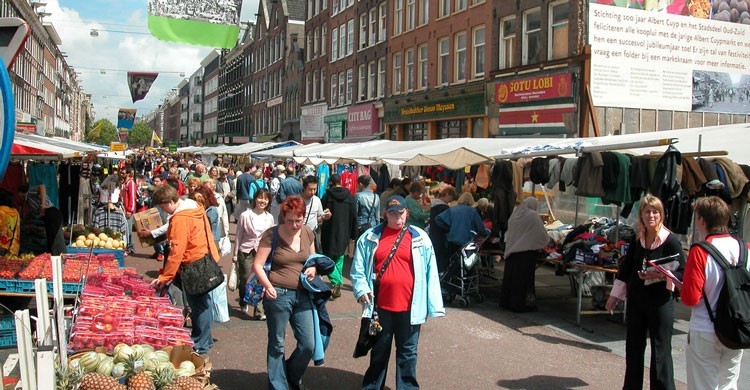 Imagen del Albert Cuyp Market. Photo RNW.org (Flickr)