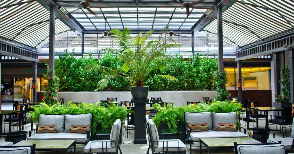 El Patio Magnum del hotel Villamagna