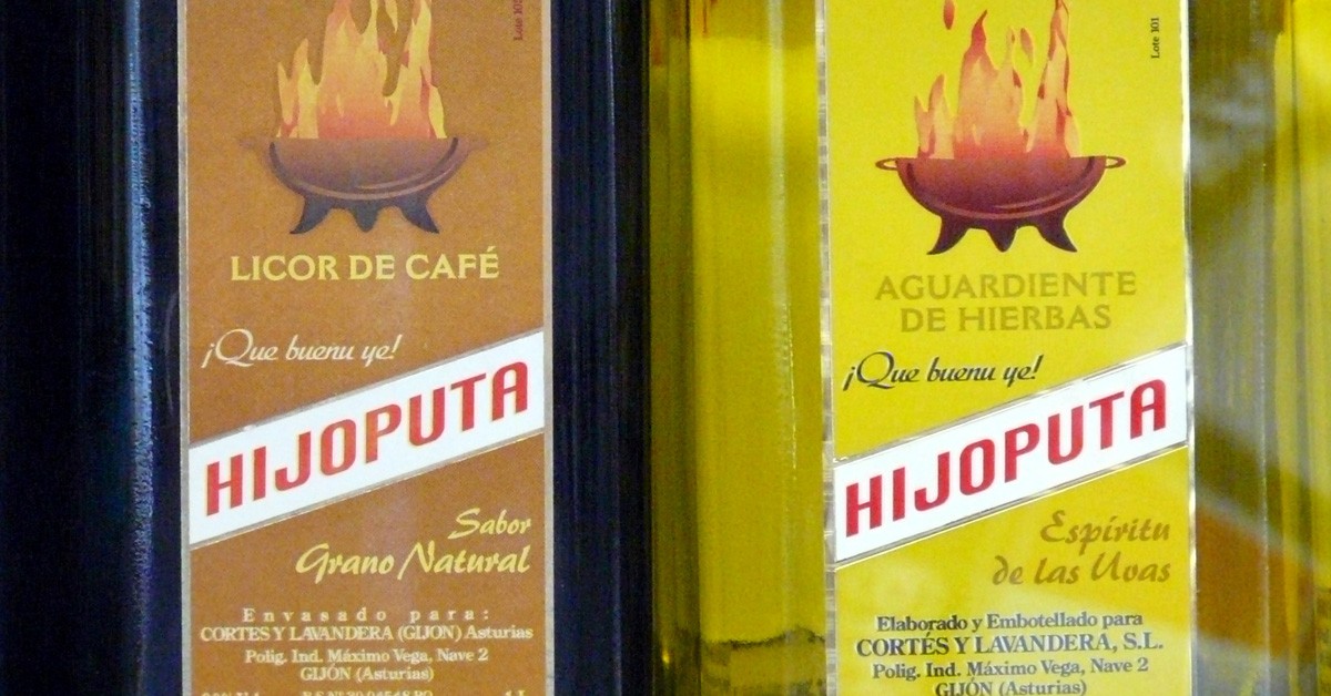 Marca de licores Hijoputa. JauladeArdilla (Flickr)