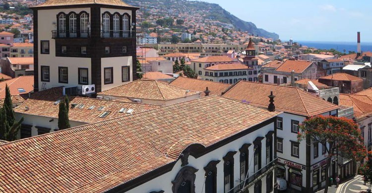 Vista parcial de Funchal con su Ayuntamiento en primer término. David Stanley (Flickr)