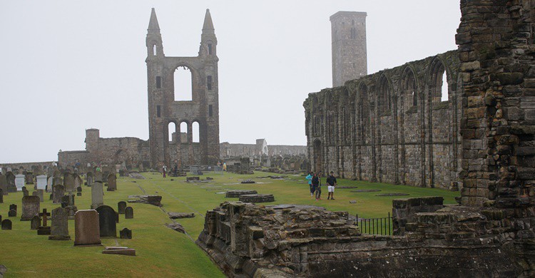 Catedral en ruinas de St. Andrews. Steffen Zahn (Flickr)