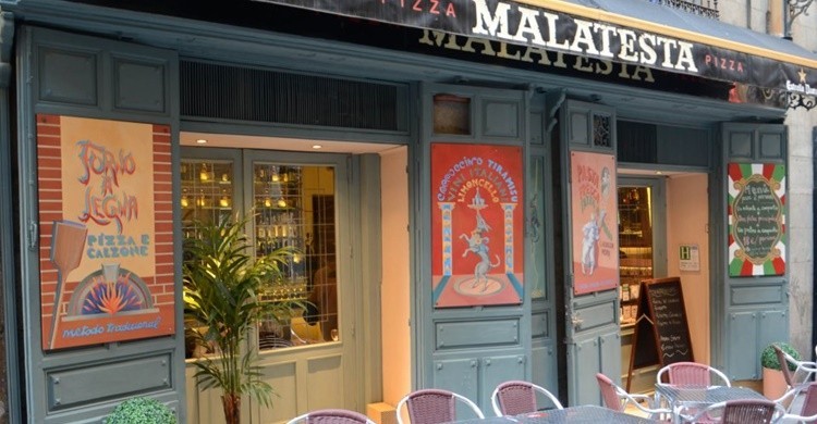 Exterior de la Trattoria Malattesta. (Facebook).