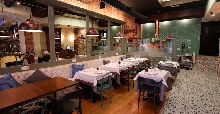 Parte del interior de Flavia. (http://flaviamadrid.com/).