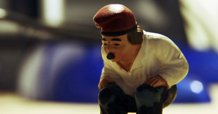 Caganer. Adrià Garcia, Foter