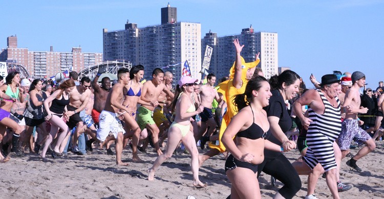 Coney Island Polar Bear Club Swim 2012. TheGirlsNY, Foter