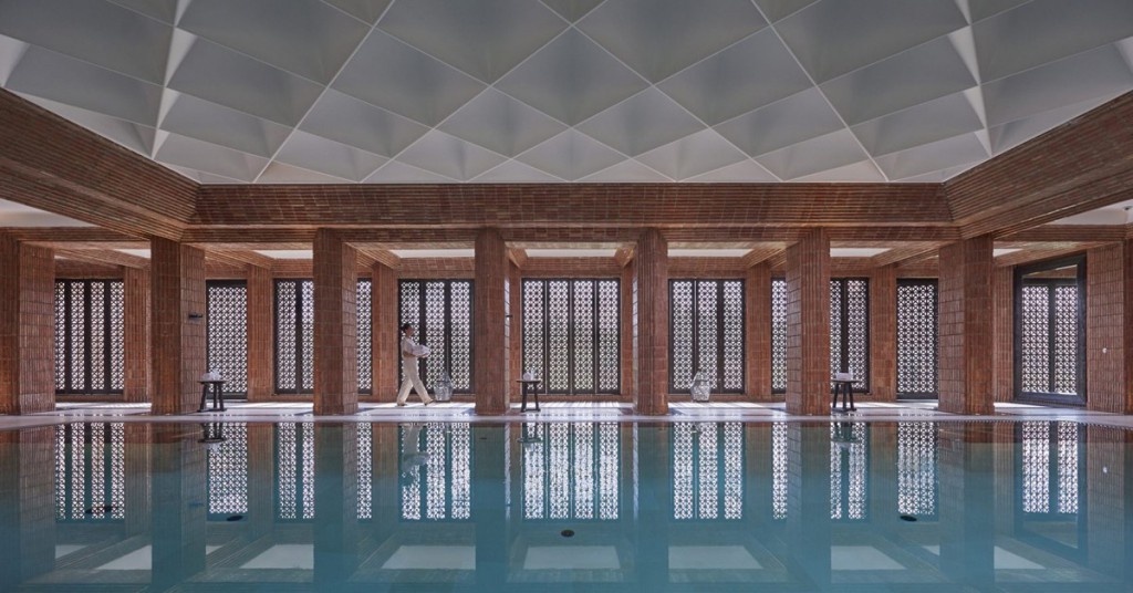 Piscina del spa. Mandarin Oriental Marrakech