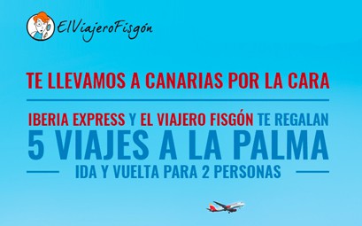 Participa en el sorteo de 5 viajes a La Palma