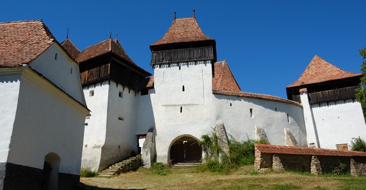Iglesia de Viscri (wikimedia.org)