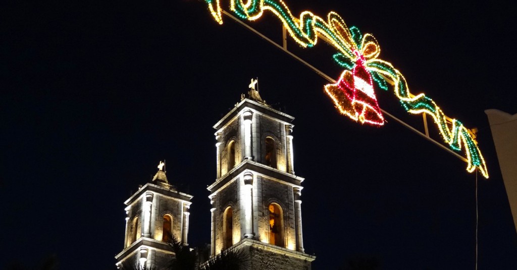 Catedral de San Gervasio, Valladolid (Yucatán). Adam Jones, Flickr