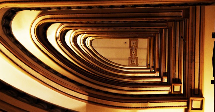 Escalera de mármol del Círculo de Bellas Artes (Flickr)