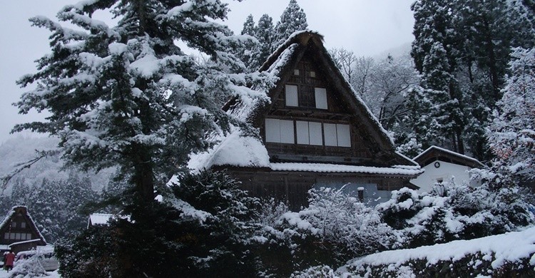 Características viviendas en Gokoyama.つだ (Flickr)