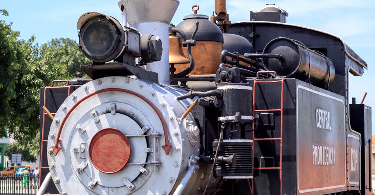 Antigua locomotora de La Habana (iStock)