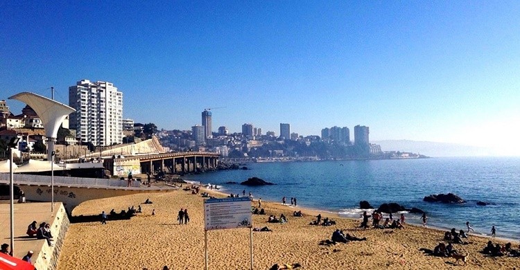 Vista de una de las playas de Viña del Mar. gabriel.gondim97 (Flickr)