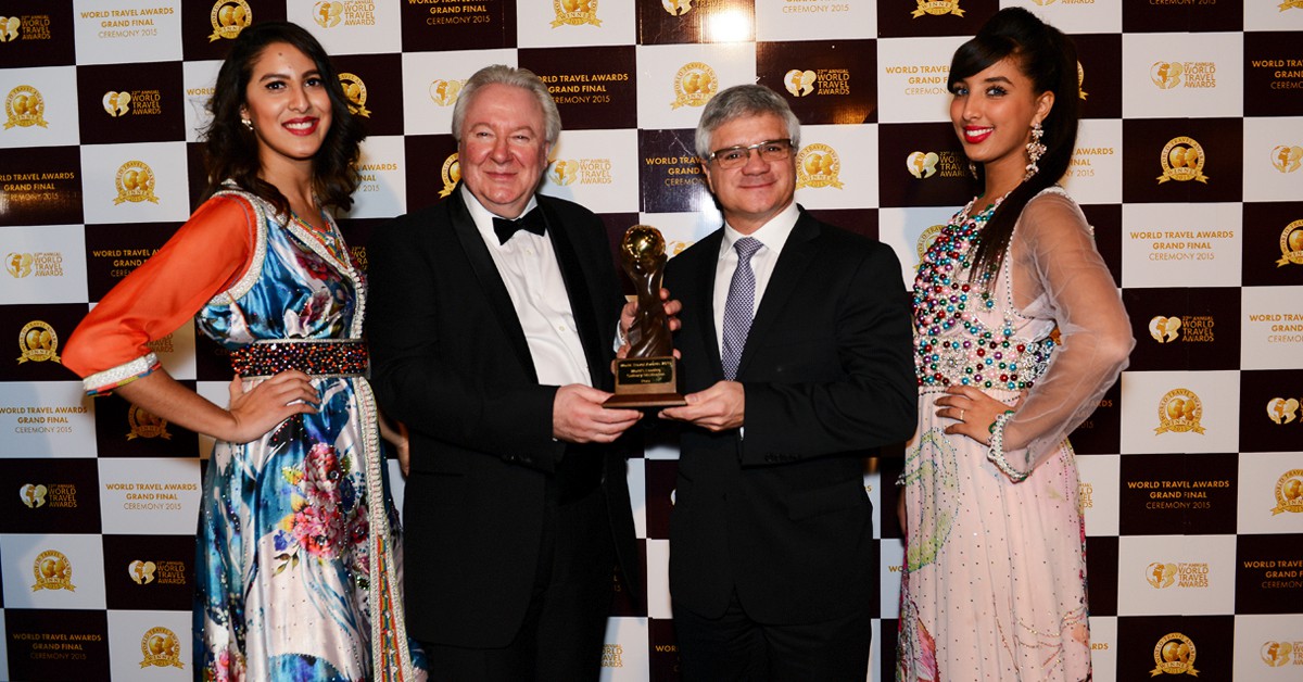 Entrega del premio a Perú. World Travel Awards