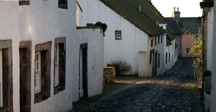 Típica calle adoquinada de Culross. stu smith (Flickr)