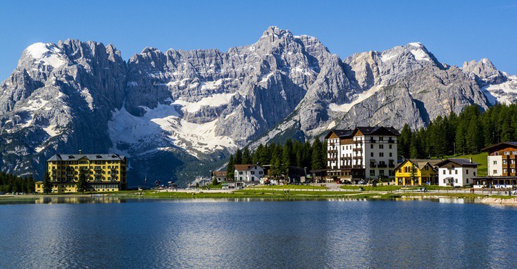 Vista parcial de los Dolomitas, cerca de Cortina d'Ampezzo. Robert J Heath (Flickr)