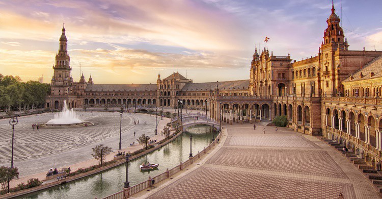 Plaza de España en Sevilla. Francisco Colinet (Flickr)