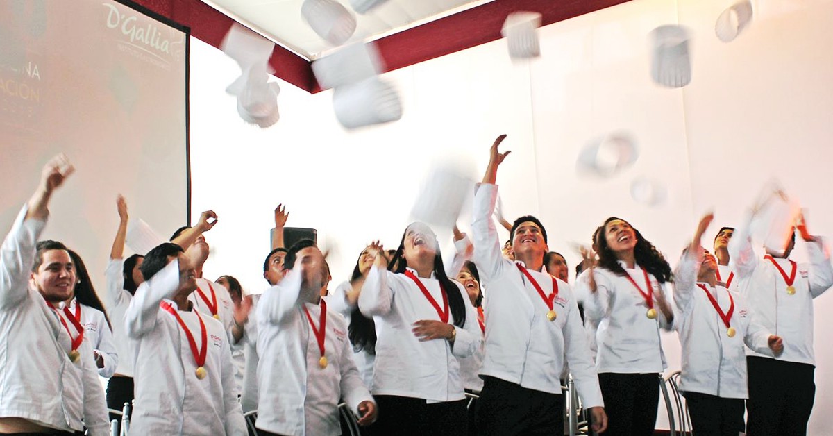Graduación de cocina 2015. Instituto Gastronómico DGallia, Facebook