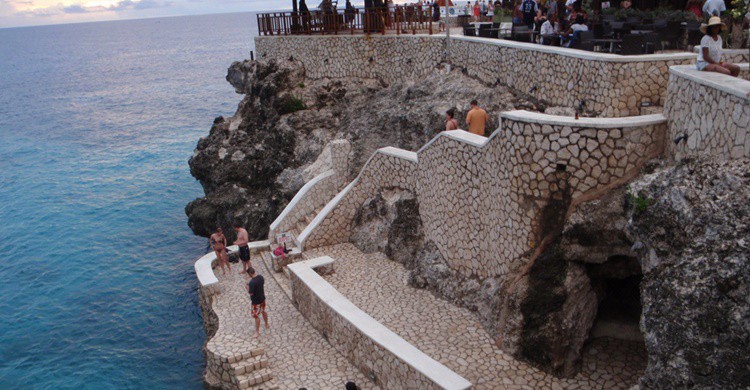 Imagen parcial de Rick's Café, en Negril. Kate Webster (Flickr)