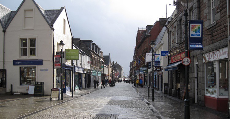 Calle principal de Fort William. Jamie Moore (Flickr)