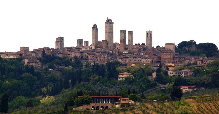 San Gimignano, con sus célebres torres. Kevin Poh (Flickr)