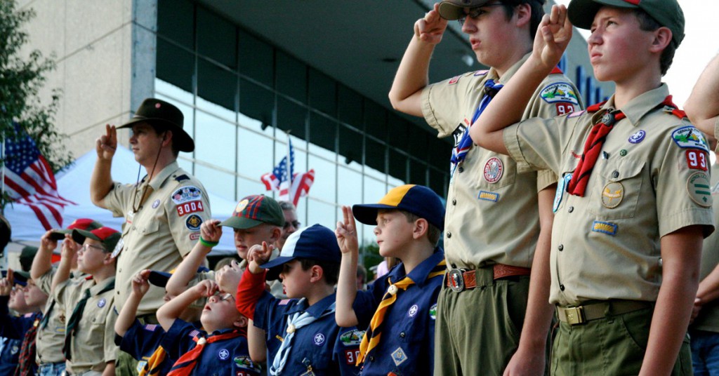 Saludo scout. Stevendepolo, Foter