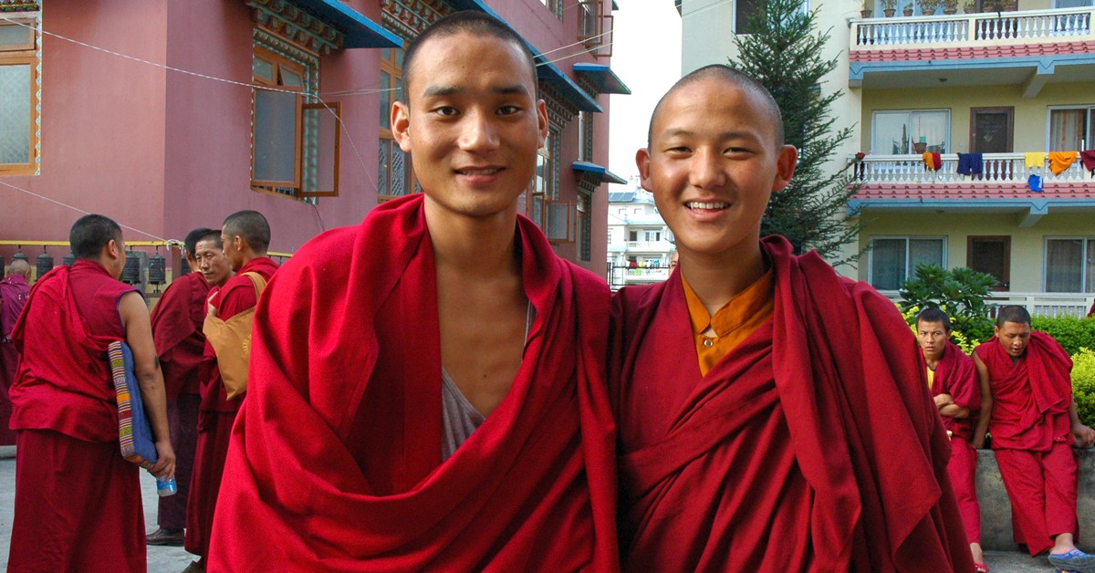 Monjes budistas. Wonderlane, Foter