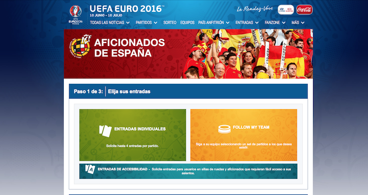 Comprar entradas Eurocopa (uefa.com)
