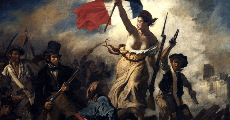 cuadro 'La libertad guiando al pueblo francés (pixabay)