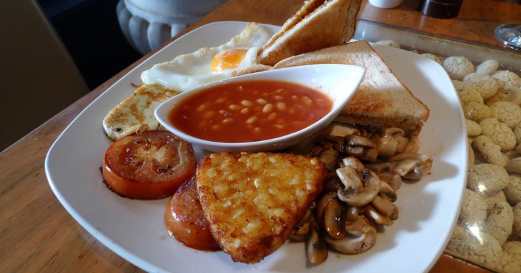 Un desayuno inglés sin que falte de nada (Flickr)