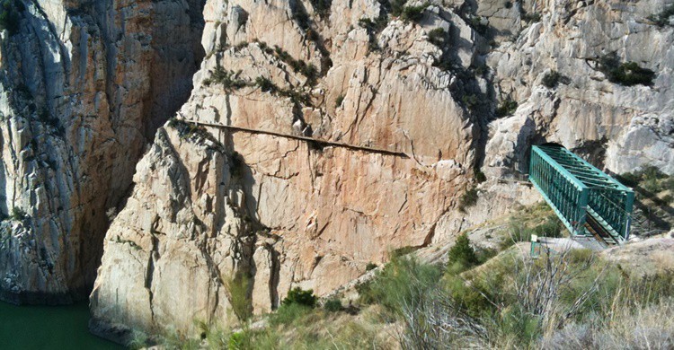 En llamado Camino del Rey, en El Chorro. Sarah Brown (Flickr)