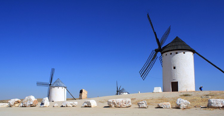 Molinos en Campo de Criptana. M.Peinado (Flickr)