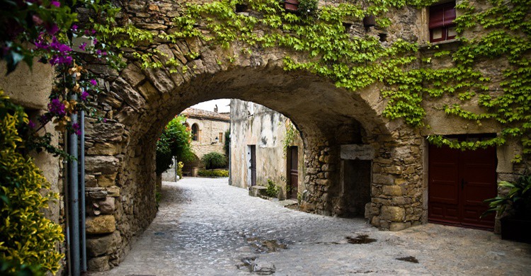 Calle de Peratallada. Jose Manuel Mota, pueblos bonitos Cataluña (Flickr)