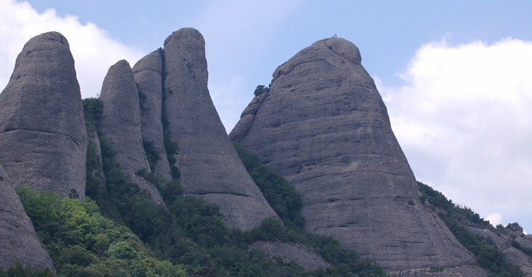 Macizos en Montserrat. Papapep (Flickr)