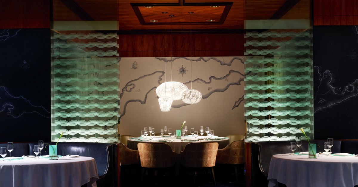 Mesa del Blue by Eric Ripert. Ritz Carlton Grand Cayman