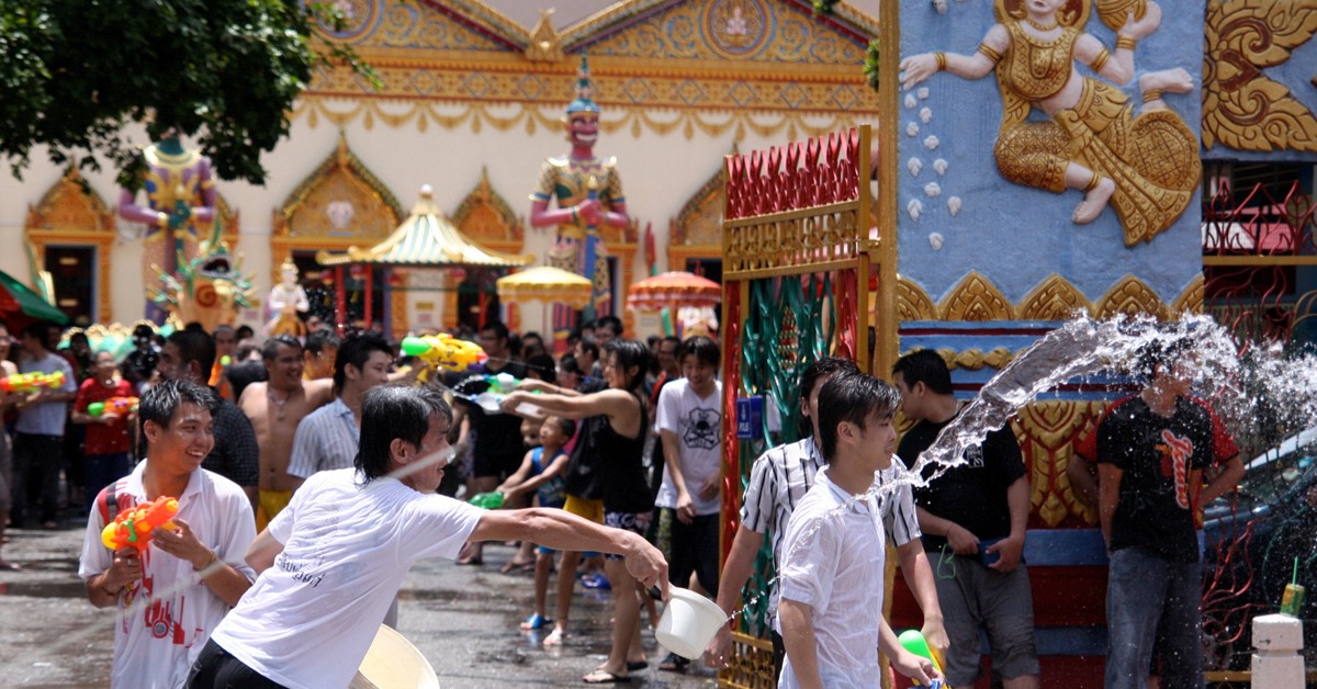 Songkran Festival, Penang. Jhecking, Foter
