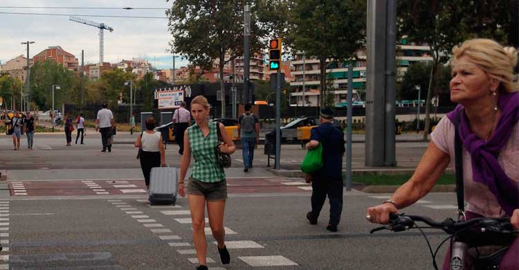 Avenida Diagonal en Barcelona (Flickr)