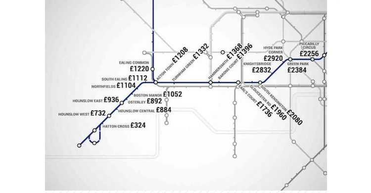 Metro Londres precios alquileres (www.shortlist.com)