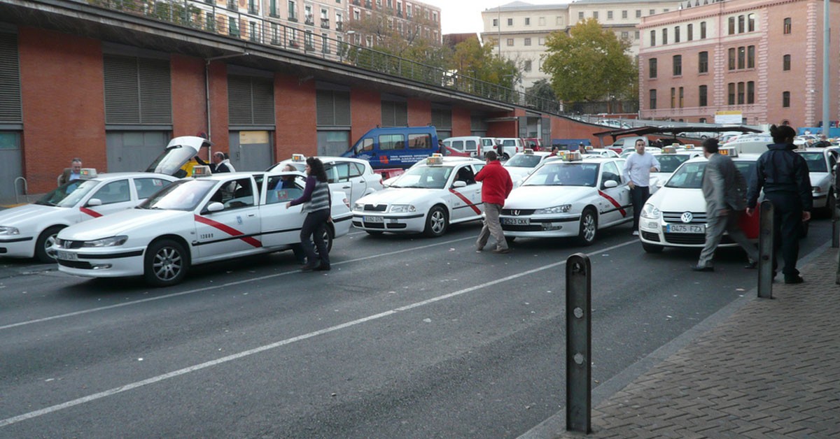 Taxi en Madrid (Flickr)